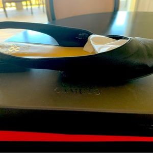 Slingback Black Flats - size 8